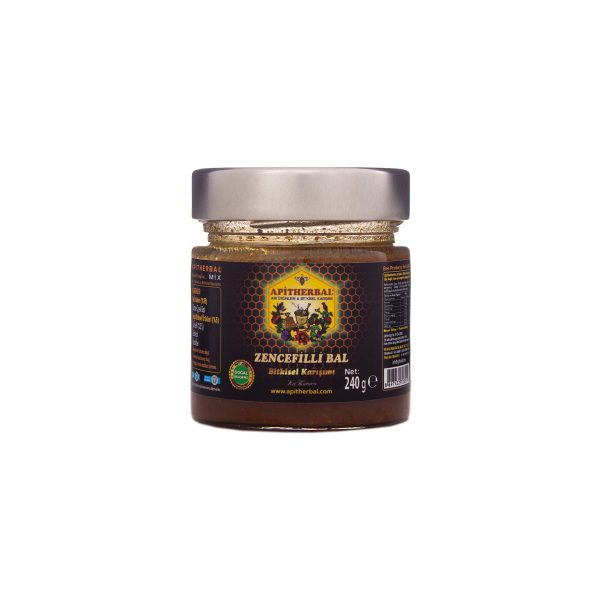 Apitherbal Mix Zencefilli Bal (Kış Macunu) 240 g