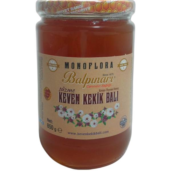 Balpınarı Keven Kekik Balı (Özel Seçim, Ham Bal) 850 Gr