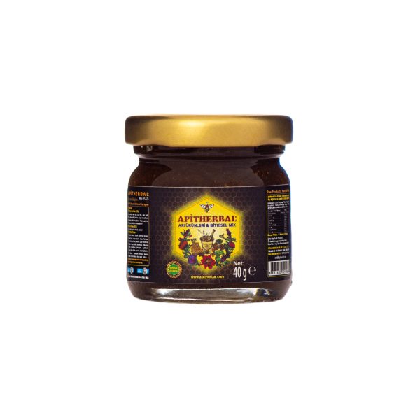 Apitherbal  Mix Plus Arı Ürünleri ve Bitkisel (Ultra) Macunu 40 g